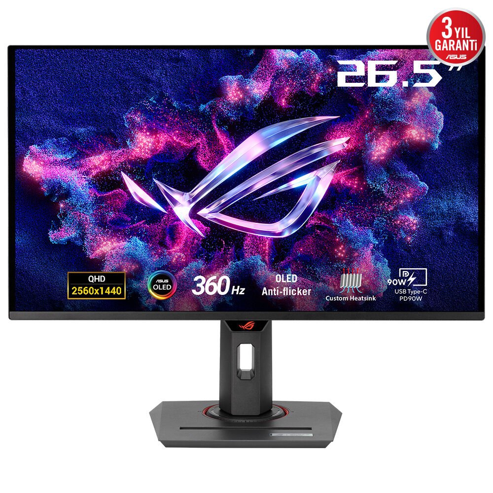 EAN 4711387675243 - ASUS ROG Strix OLED XG27ACDNG pantalla para PC 67,3 cm (26.5") 2560 x 1440 Pixeles Quad HD QD-OLED Negro imagen 2