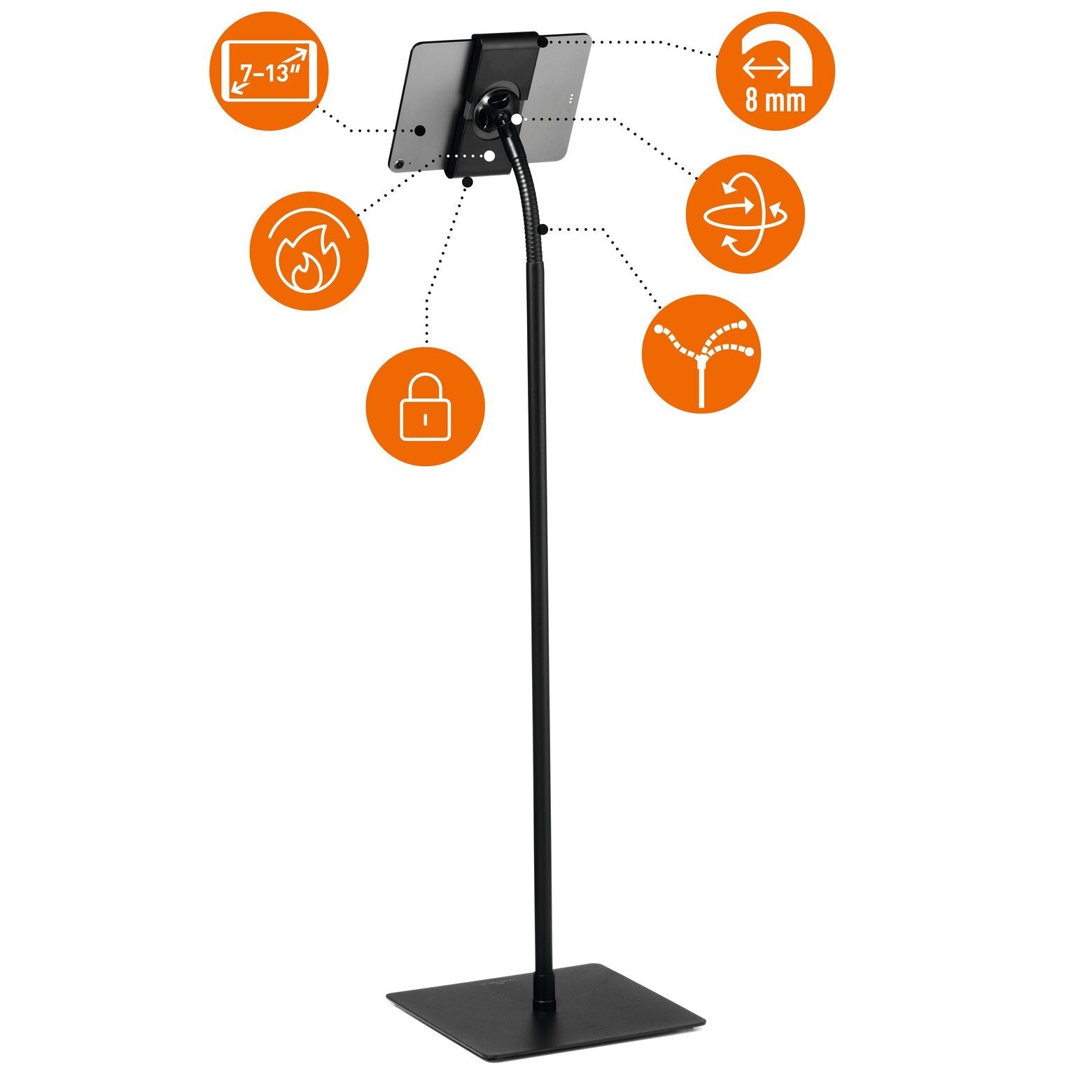 EAN 4005546740829 - Durable Tought Floor Soporte para tableta Negro imagen 8