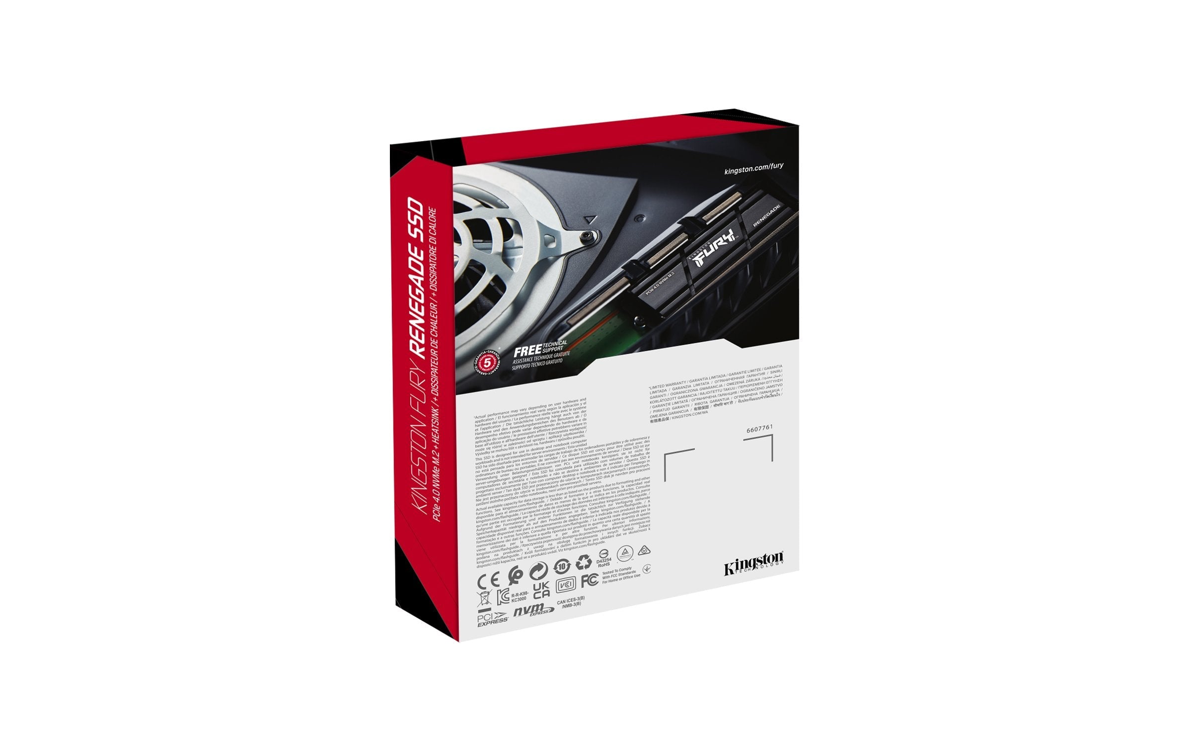 EAN 0740617331134 - Kingston Technology FURY Renegade 2 TB M.2 PCI Express 4.0 3D TLC imagen 5