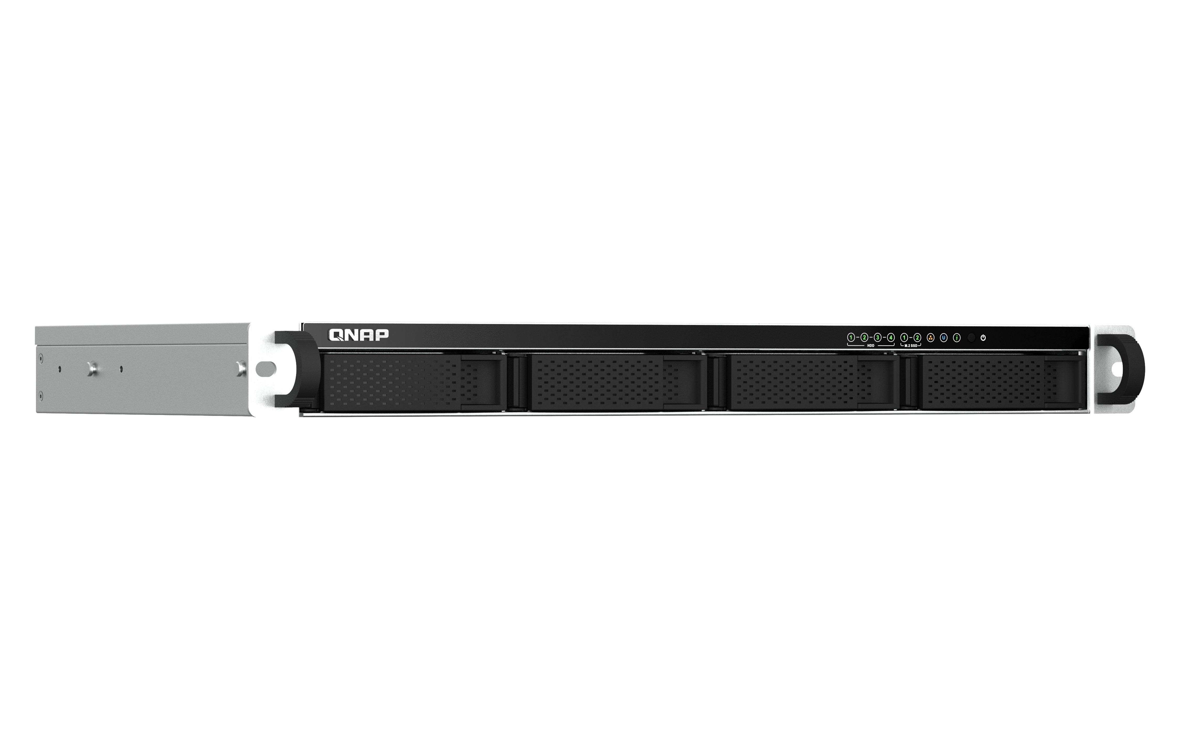 EAN 4711103082034 - QNAP TS-464eU NAS Bastidor (1U) Intel® Celeron® N5095 8 GB DDR4 0 TB QNAP Turbo System Aluminio, Negro imagen 3