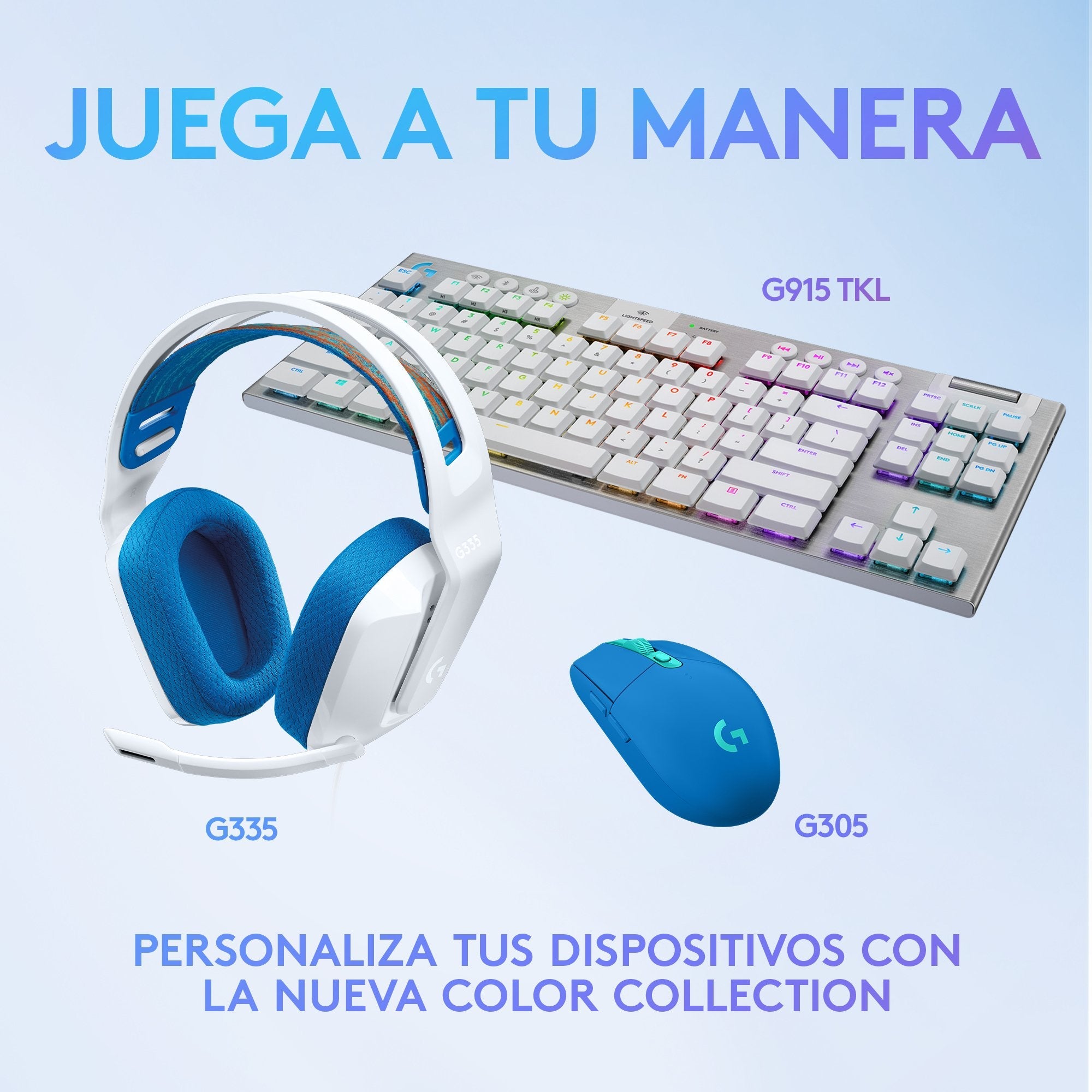 Logitech G335 Auriculares Con Micrófono Usb Blancos 981-001018