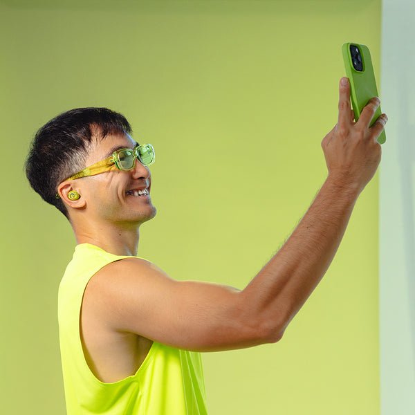 Auriculares Jlab Go Pop Anc True Wireless Stereo (Tws) Bluetooth Verde Azulado, Transparente