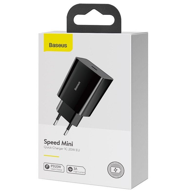 Cargador De Pared Baseus Mini Qc Usb-C Pd 3a 20w