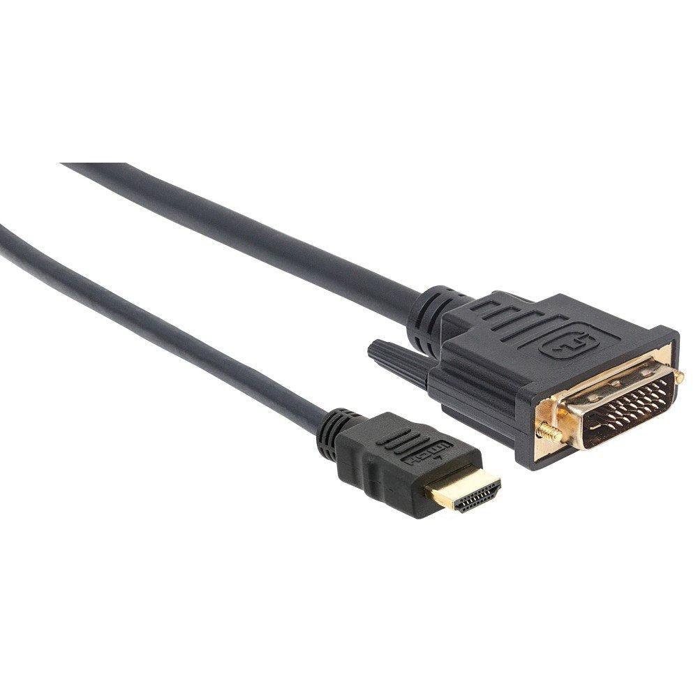 Cable Techly 3.0m Hdmi - Dvi-D M/M 3 M Negro