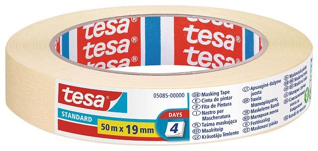 EAN 4042448238320 - TESA 05085-00000-02 cintas de pintar 50 m Cinta de pintor multiusos Apto para uso en interior Adecuado pa imagen 1