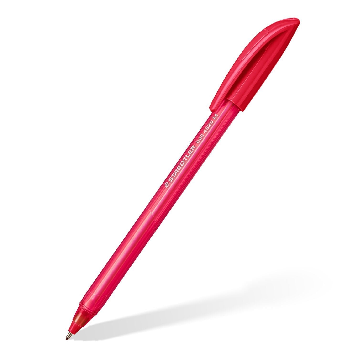 Staedtler Bolígrafo Ball 4320 M 1,0mm Triangular Rojo 10u