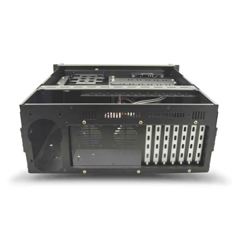 Tooq Caja Atx De 4u Para Montaje En Rack De 19" - 9x Hdd3,5 + 2x Hdd5.25 - Ventilador 120mm + 2 Ventiladores 80mm - 2x