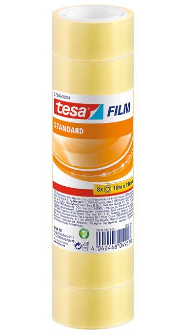 EAN 4042448049568 - TESA 57206-00001-01 cinta adhesiva Apto para uso en interior 10 m Polipropileno (PP) Transparente imagen 1