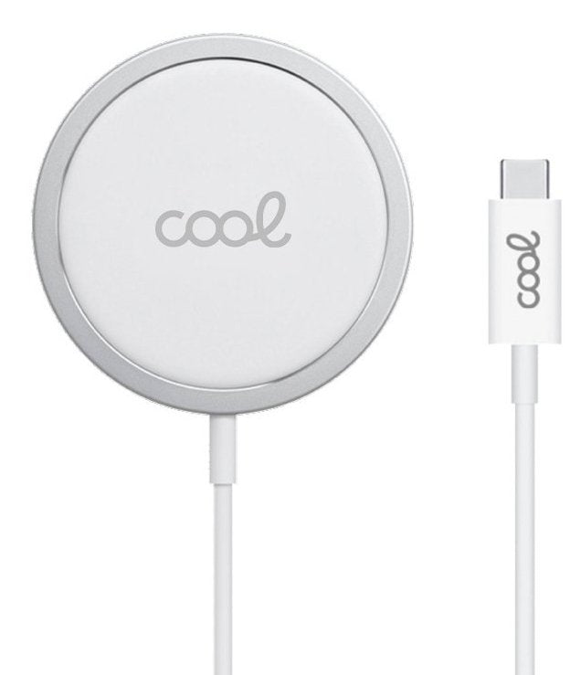 EAN 8434847047577 - COOL Accesorios 8434847047577 cargador de dispositivo móvil Smartphone Plata, Blanco USB Cargador inalámb imagen 1