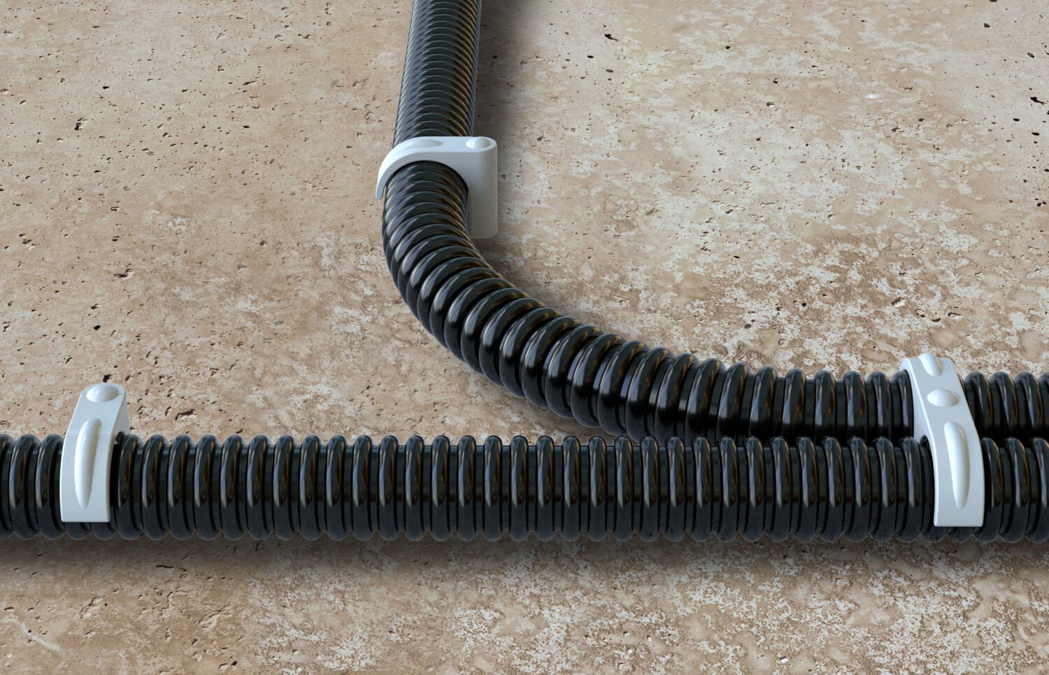 Fischer Line Loop Stckfix Sf Plus Ls 3/13, Abrazadera De Gris Claro, 100 Piezas 058155