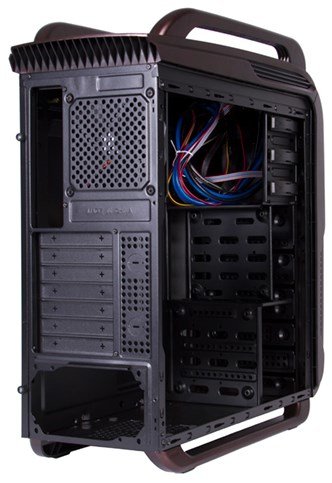 Caja Pc Black Lion It1523 Midi Tower Negro, Burdeos