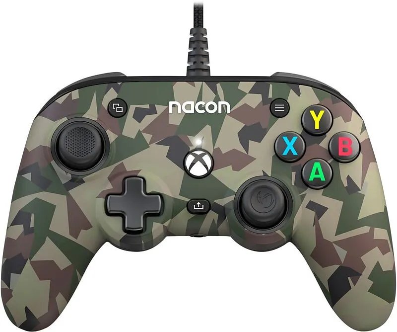 Xbox Serie X Nacon Pro Compact Controller Lic.Uff. Xbox Camo Green