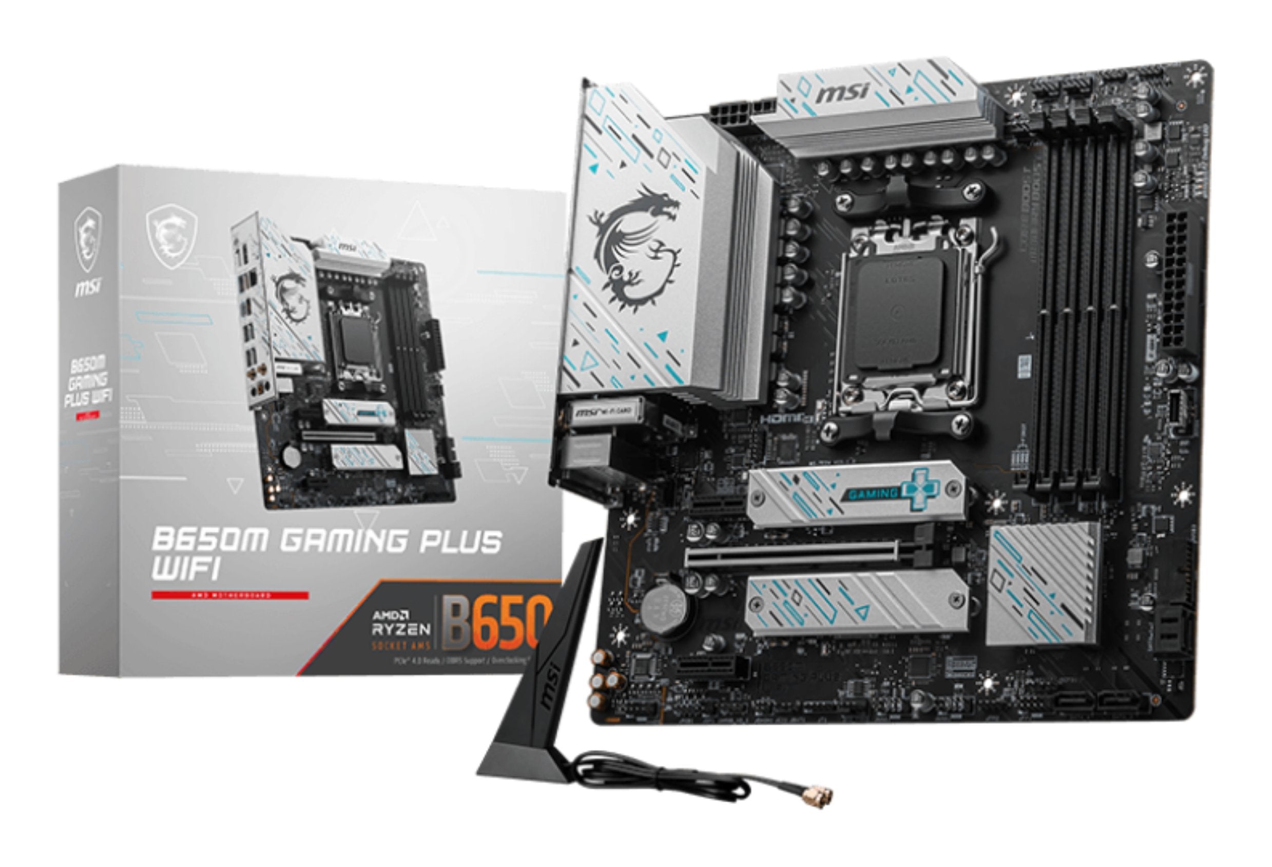 EAN 4711377180955 - MSI B650M GAMING PLUS WIFI placa base AMD B650 Zócalo AM5 micro ATX imagen 1
