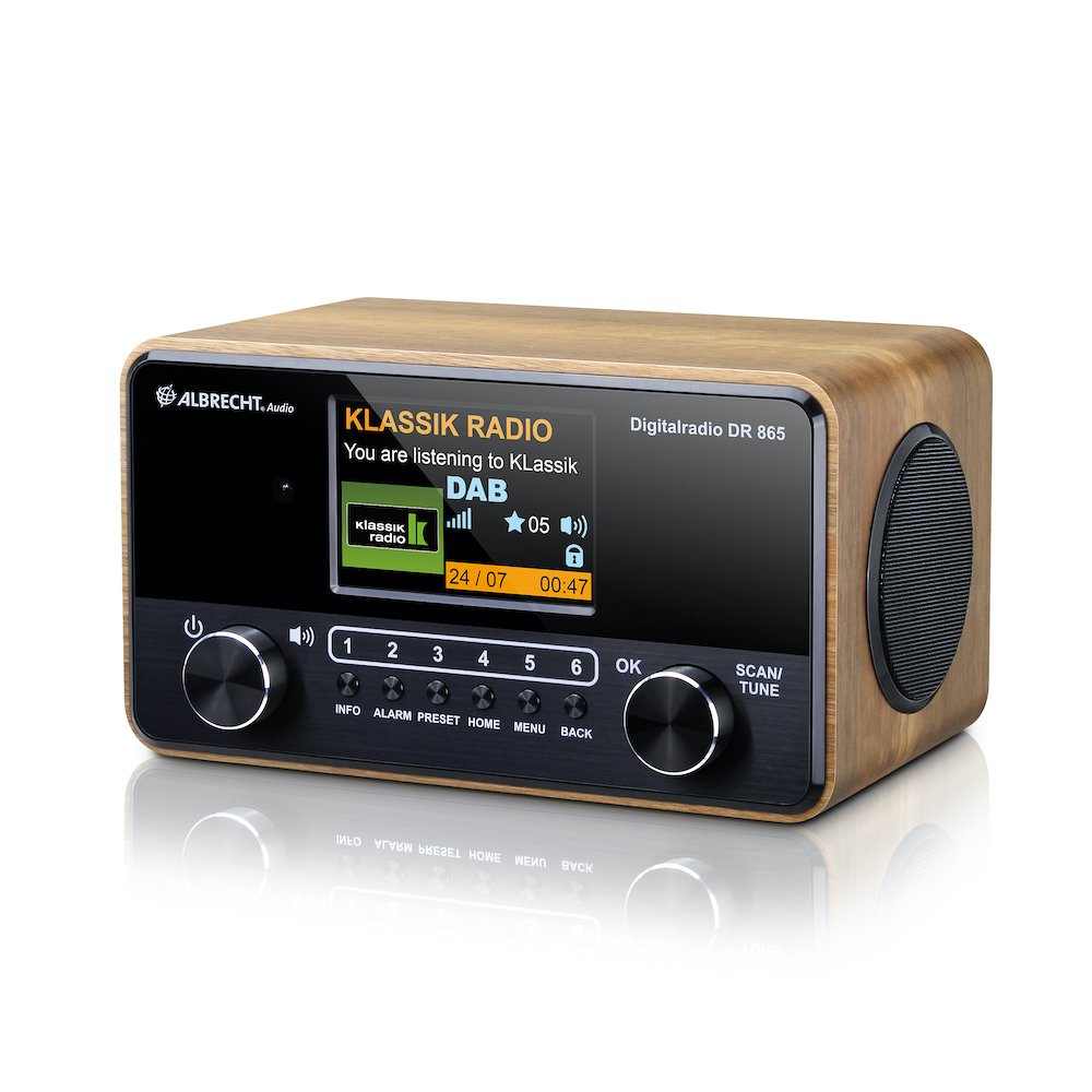 EAN 4032661278654 - Albrecht DR 865 Portátil Digital Negro, Madera imagen 1