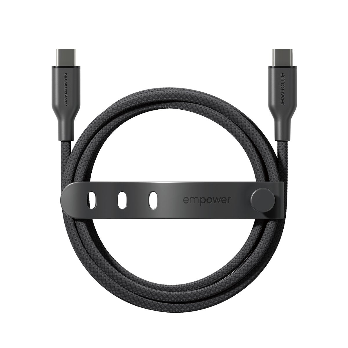 EAN 5715685027635 - PanzerGlass empower™ by ® Racing 60W USB-C to USB-C Cable | USB 2.0 | 2M | Space Black cable USB Negro imagen 4