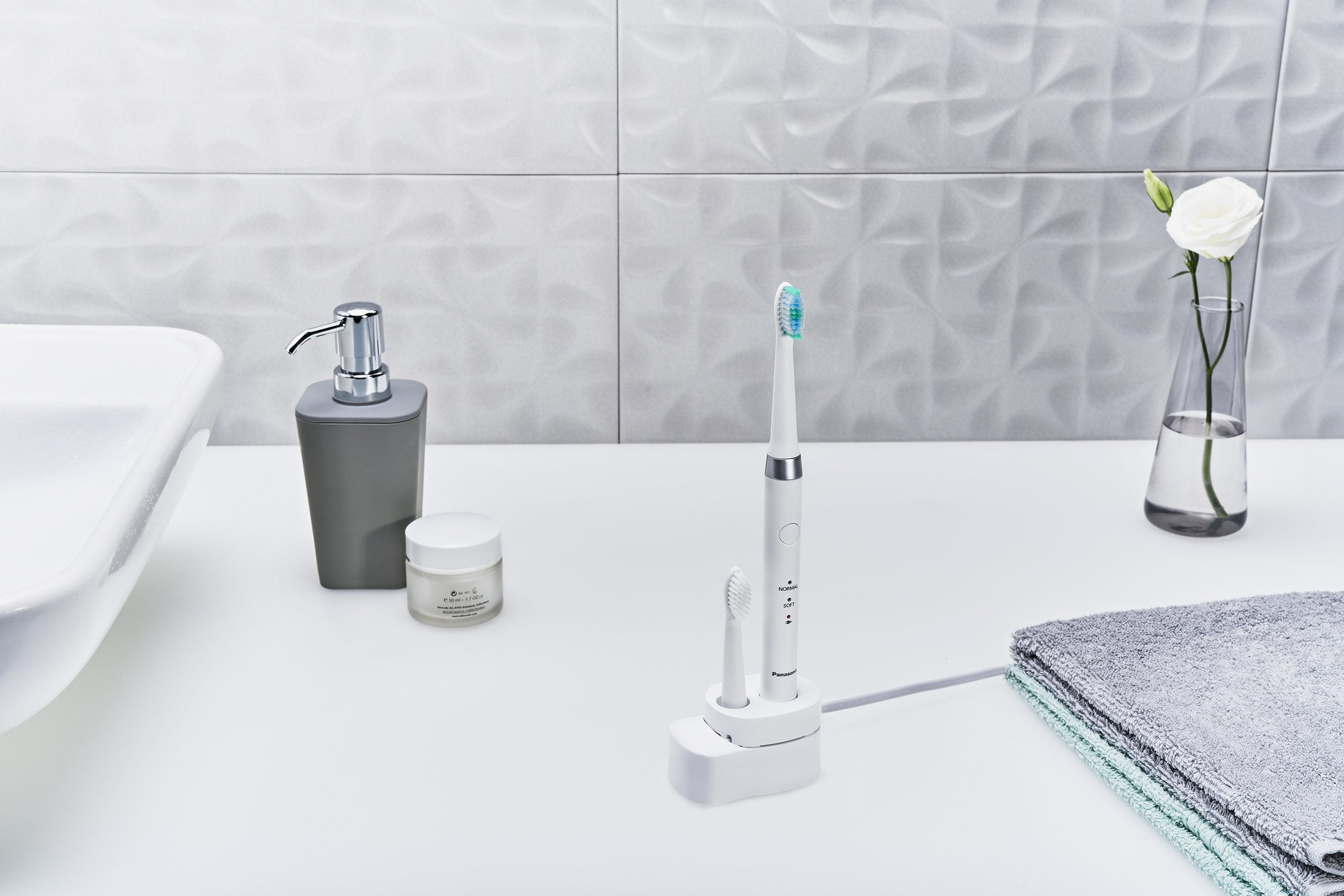 Recambio De Cepillo De Dientes Panasonic Wew0974w503 Cabezales, 2 Uds