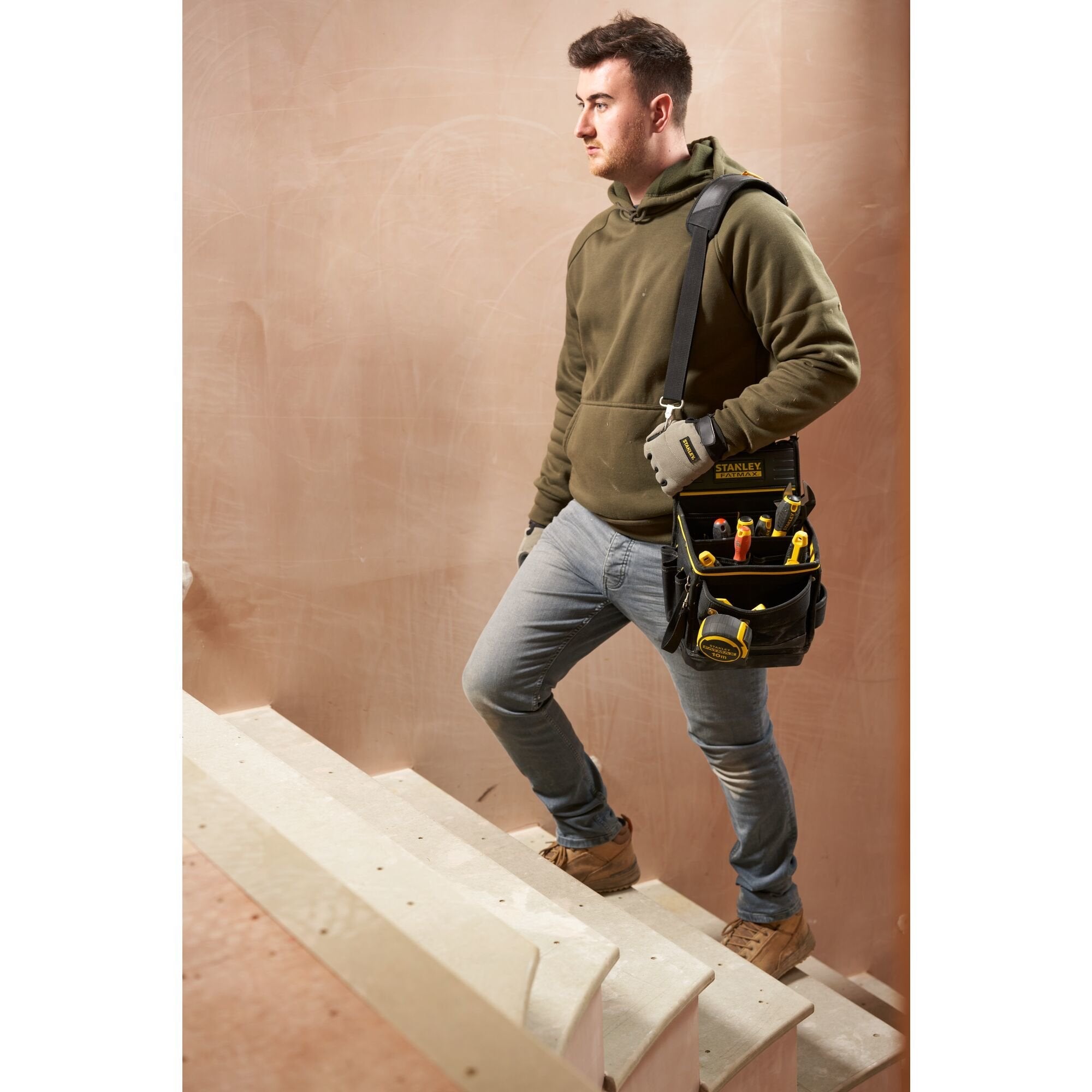 Makita Fatmax Pro-Stack Organizador, Bolso Negro/Amarillo Fmst17624-1