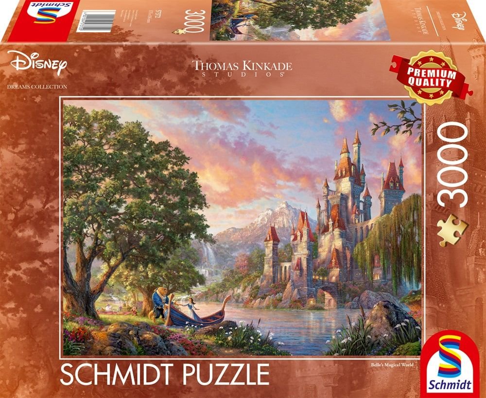 Schmidt Spiele Thomas Kinkade Studios: Belle''S Magical World, Puzzle 57372