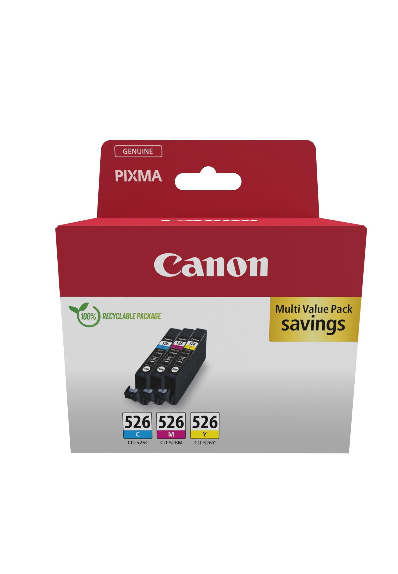 EAN 8714574679297 - Canon 4541B019 cartucho de tinta 3 pieza(s) Original Cian, Magenta, Amarillo imagen 1