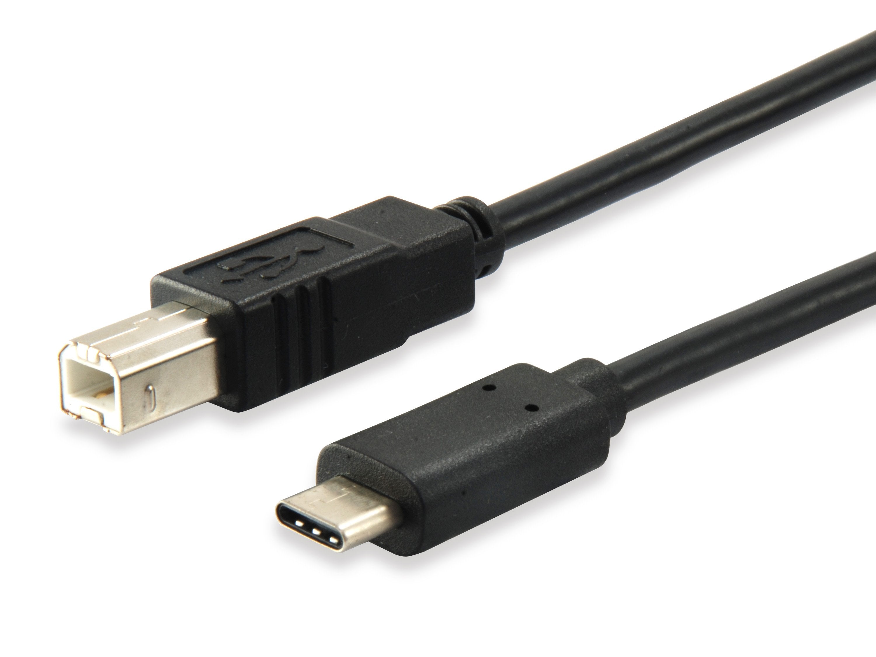 Equip Cable Usb Tipo-C A Usb Tipo-B (Impresora) M/M 1m Negro 12888207 (Carga 3a) Velocidad 480mb/S