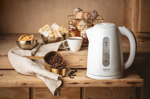 Adler Cr 1254w Tetera Eléctrica 1,7 L Blanco 2200 W