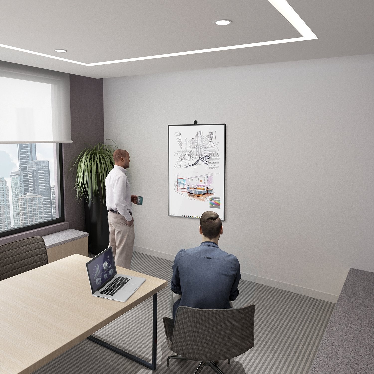 Aisens Soporte Eco En Formato Vertical/Horizontal Para Monitor/Tv 50kg De 37-80 - Negro