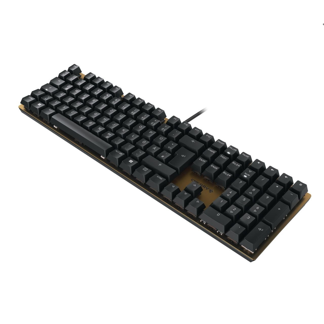 Kc 200 Mx Brown - Mechanical Keyboard - Corded - Qwerty - Black/Bronze
