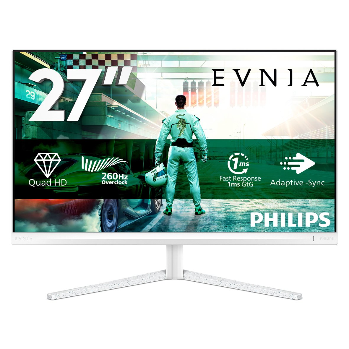 EAN 8721038004304 - Philips Evnia 27M2N3501PA/00 pantalla para PC 68,6 cm (27") 2560 x 1440 Pixeles Quad HD LCD Blanco imagen 2