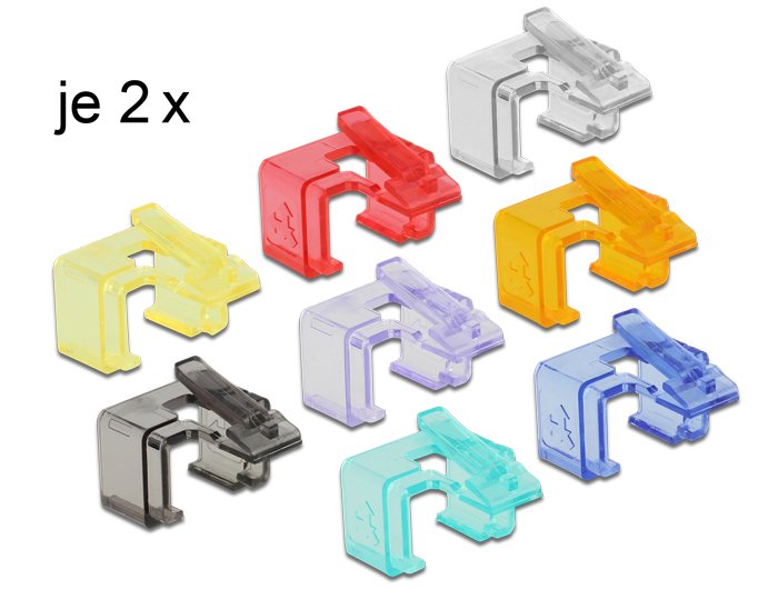 Delock Clip De Reparación Rj45 16 Piezas - 86420