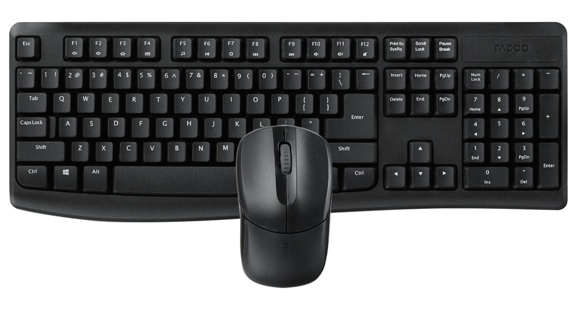 Rapoo X1800pro Teclado Ratón Incluido Rf Inalámbrico Qwerty Negro