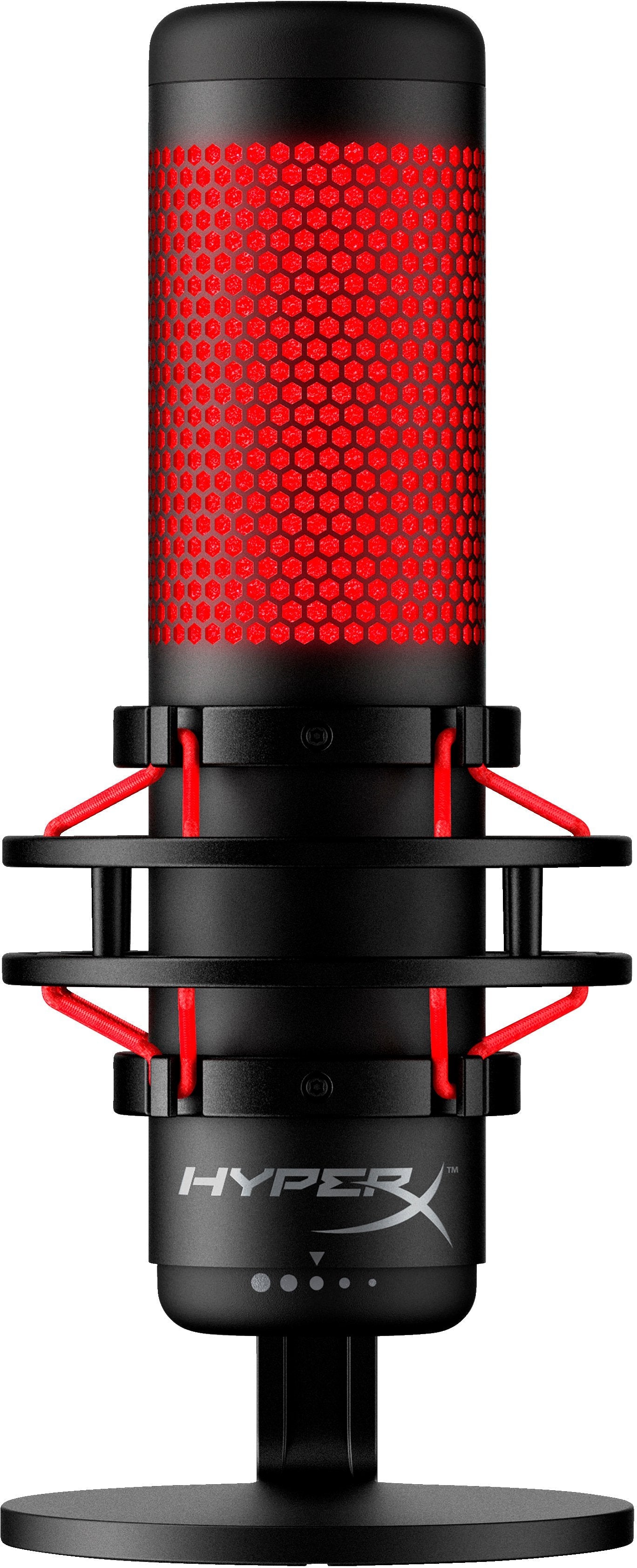 Hyperx Quadcast Micrófono De Condensador Rojo 4p5p6aa