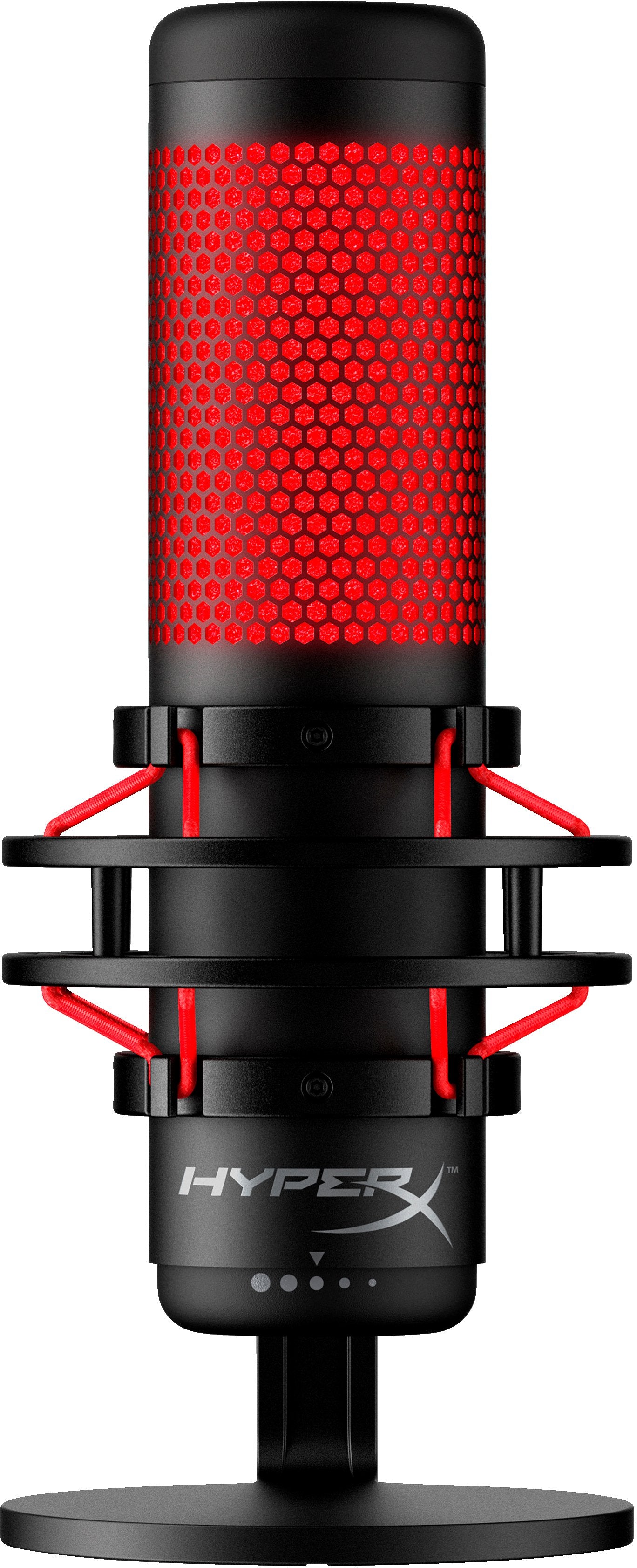 EAN 0196188049471 - HyperX QuadCast - USB Microphone (Black-Red) - Red Lighting Micrófono para PC imagen 1