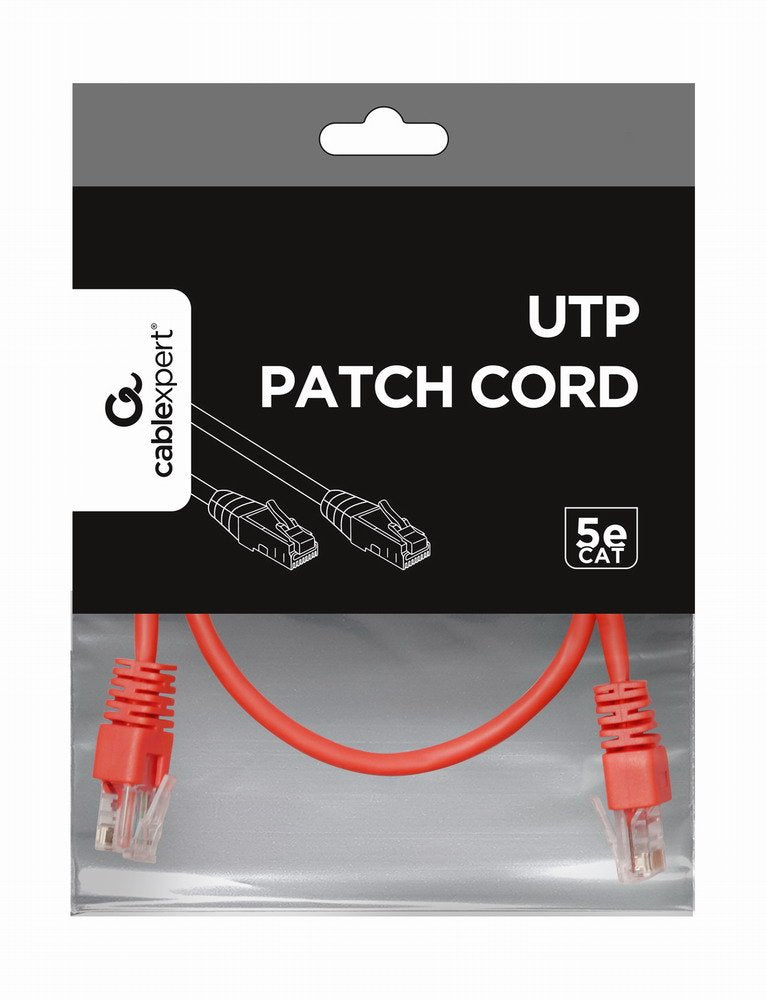 EAN 8716309074759 - Gembird Patch Cord Cat.5e UTP 0.25m cable de red Rojo 0,25 m Cat5e U/UTP (UTP) imagen 4