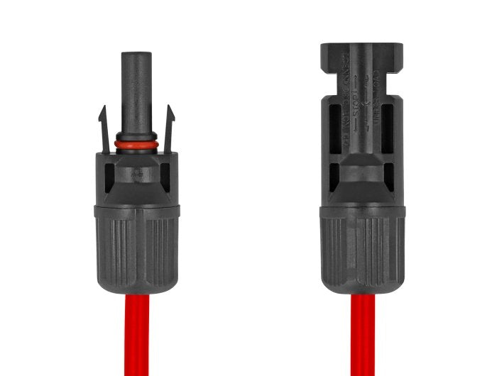 Delock Dl4 Solar Flachbandcable Mecker > Hchse 1m Rojo
