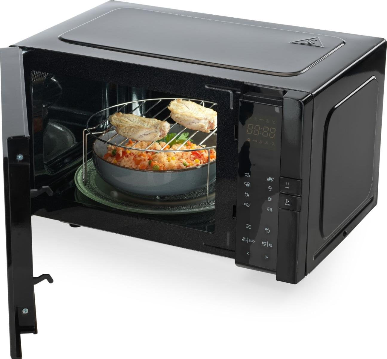 EAN 3838782819698 - Hisense H25MOBS4HGI Negro Microondas con grill Encimera 25 L 900 W imagen 7