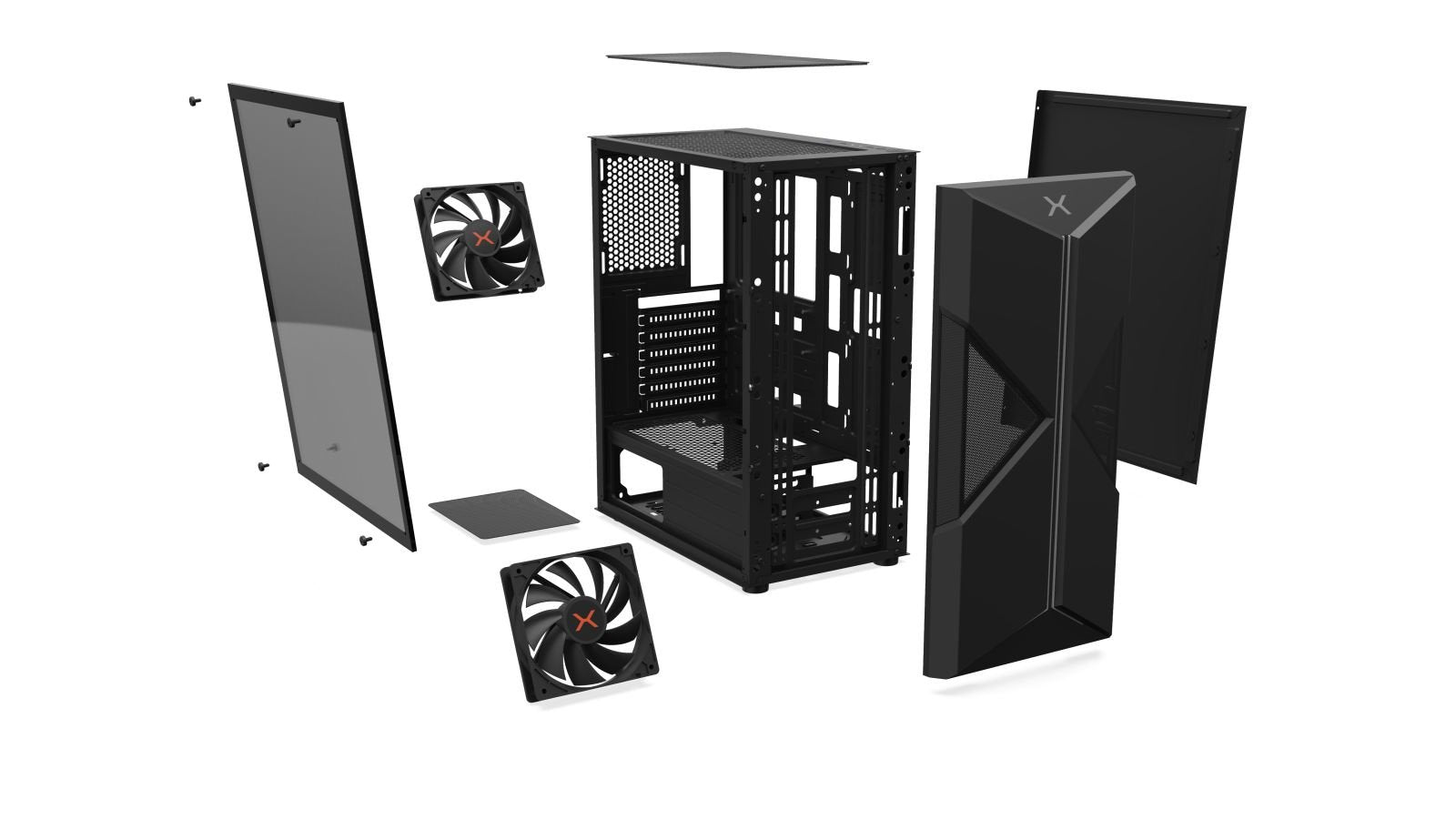 Caja Pc Krux Astral Gaming Atx Negra