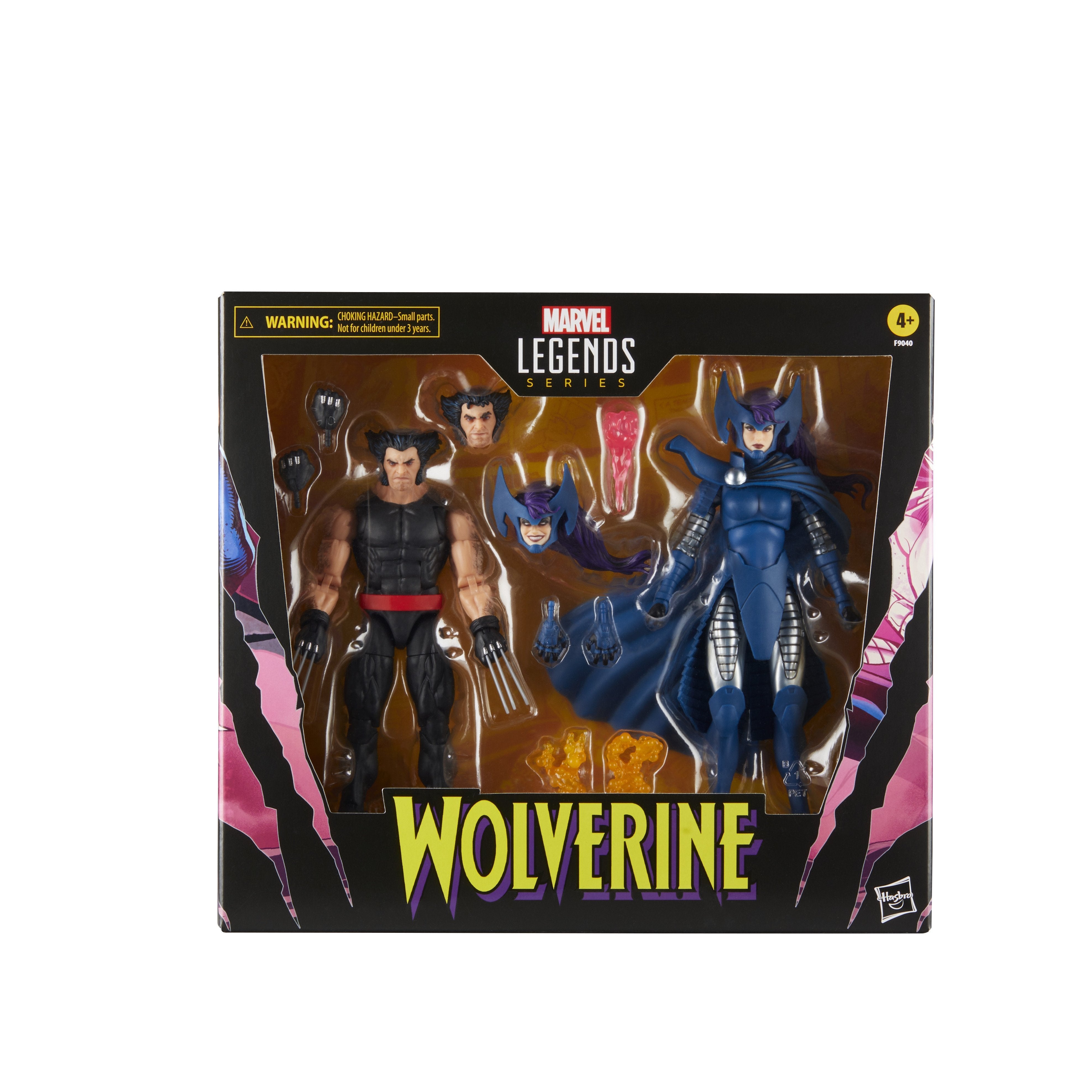 Set Figuras Hasbro Marvel Legends Series Wolverine & Lady Psylocke