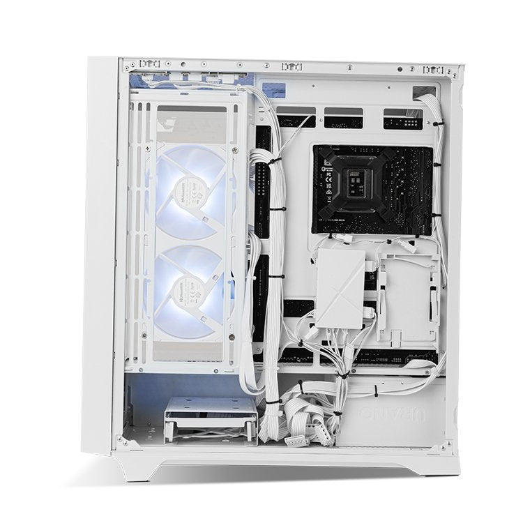 Caja Nox Hummer Ether Atx Semitorre Cristal Curvo Blanco