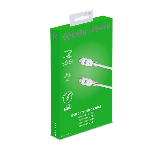 Celly Usbcusbcwh Cable Usb 1 M Usb C Blanco