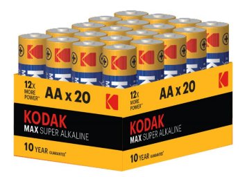 Blister Pilas Kodak Alcalina Max Aa Lr6 Blister 20 Pilas
