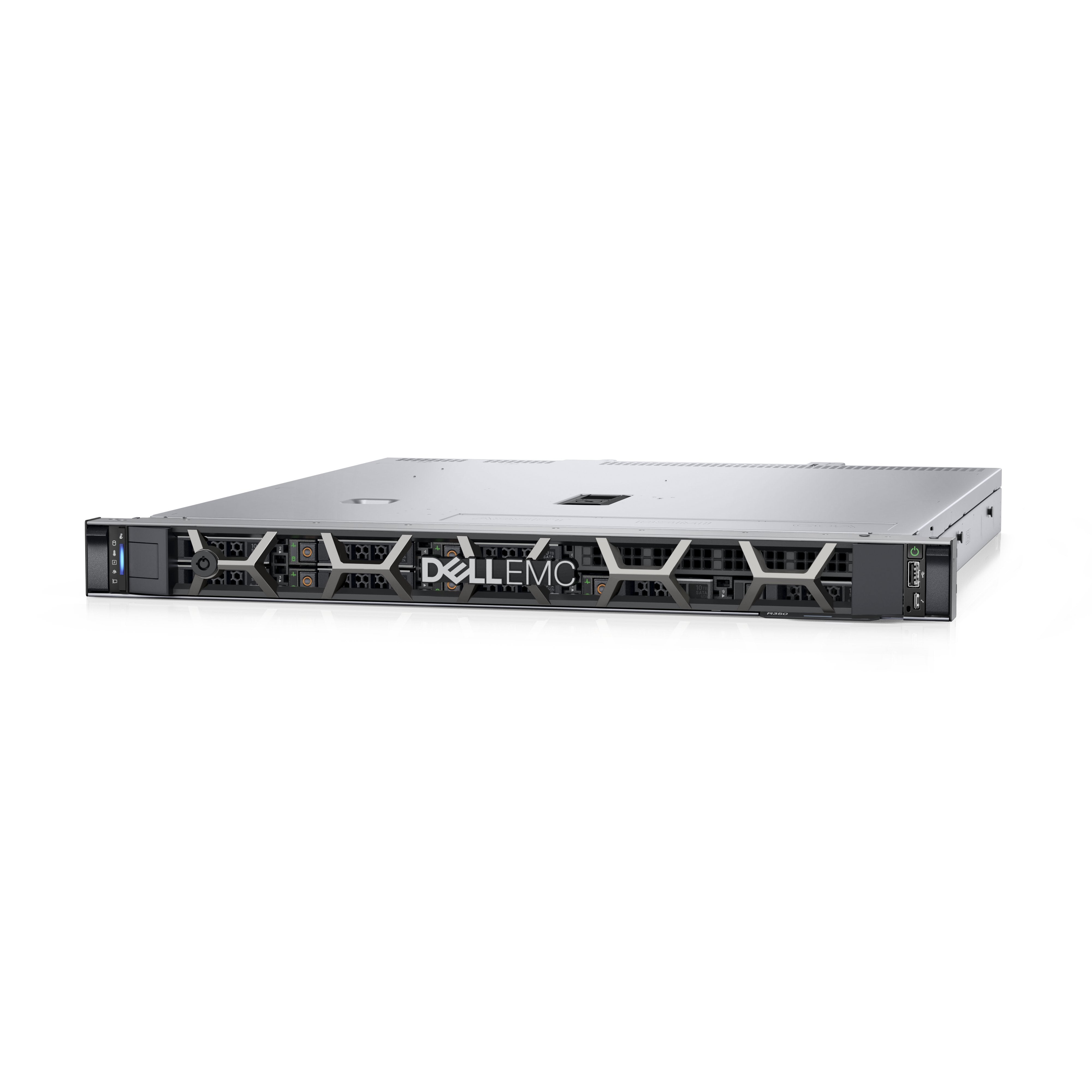 Dell Servidor Poweredge R350,Chassis 3.5" With Up To 4 Hot Plug ,Intel Xeon E-2336,1 X 16gb,2x 480gb Ssd Sata,No Graphics,Redundant Power Supply,Perc H755 Adapter For R350,Idrac9, Enterprise 15g,Broadcom 5720,Static Rails,3 Años Ps.