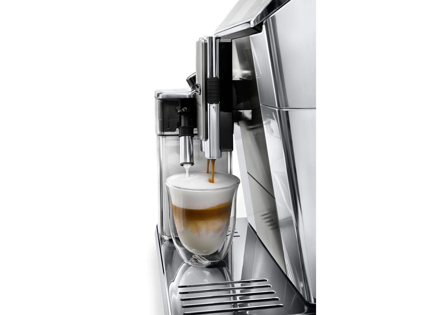 Cafetera Delonghi Ecam 650.55 Ms, Superautomática Plateado
