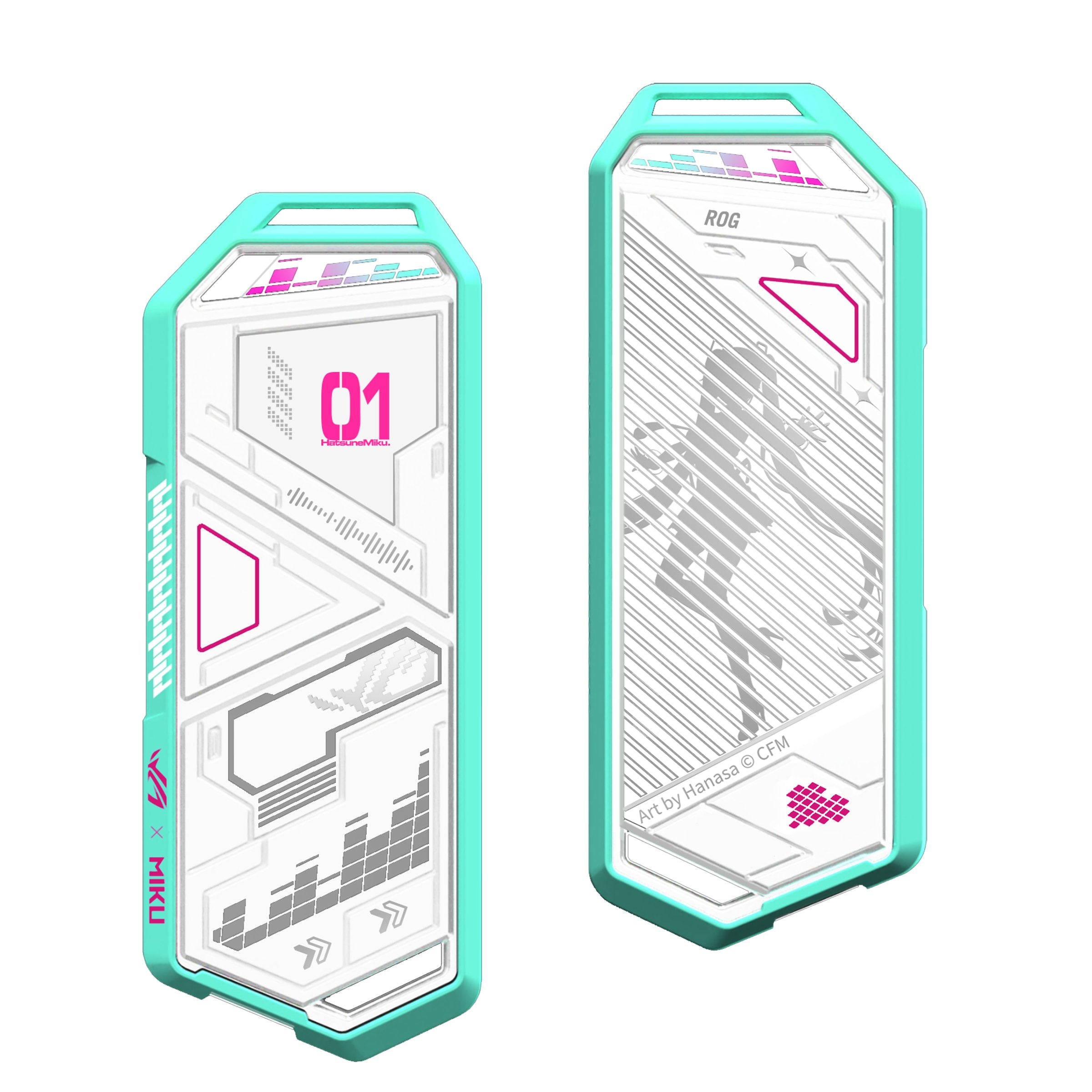 Asus Geh Usb Rog Mrix Arion Miku Wht Ssd Caja