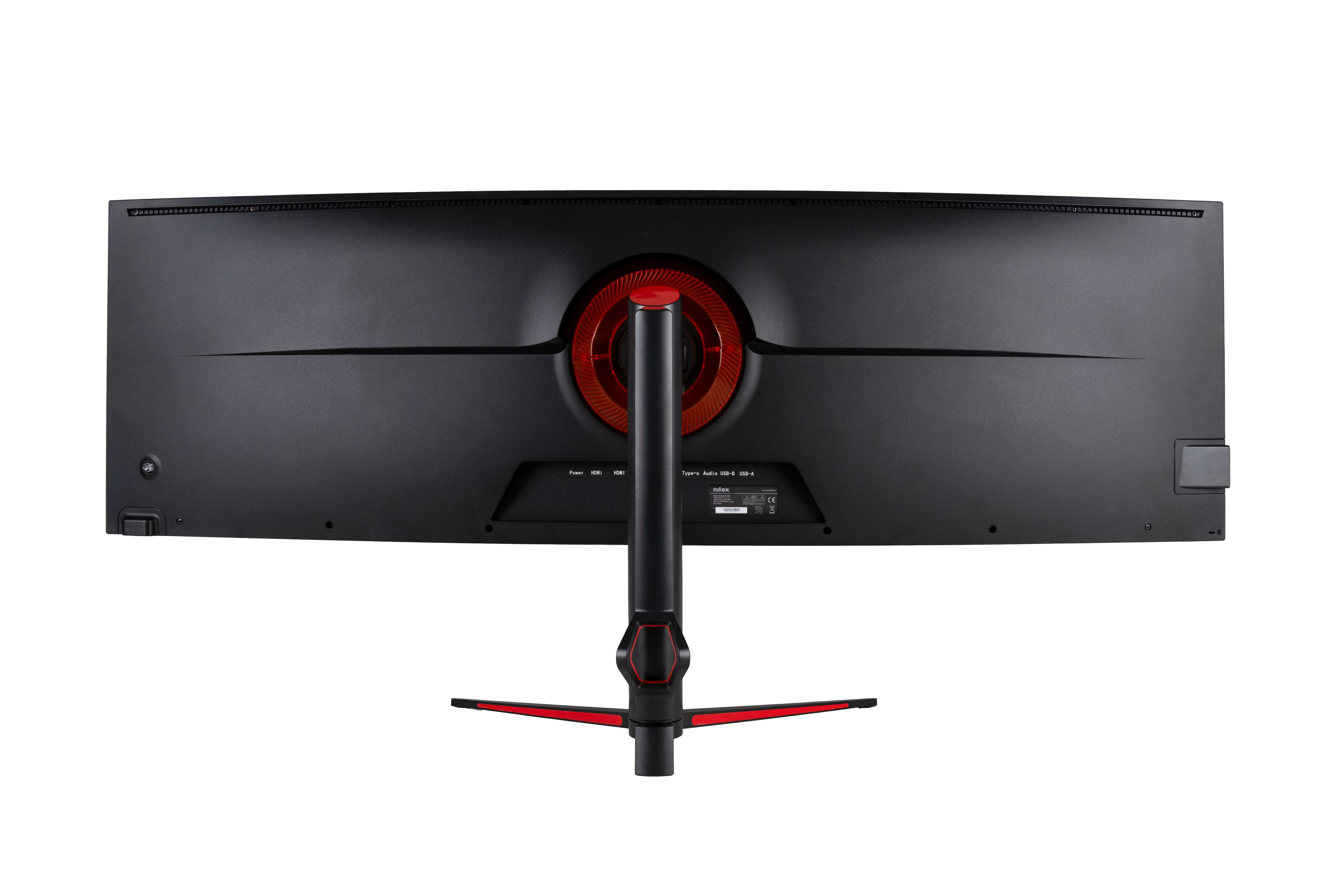 EAN 8431775035454 - Nilox NXM49CRVDC pantalla para PC 124,5 cm (49") 5120 x 1440 Pixeles Dual QHD LED Negro imagen 4