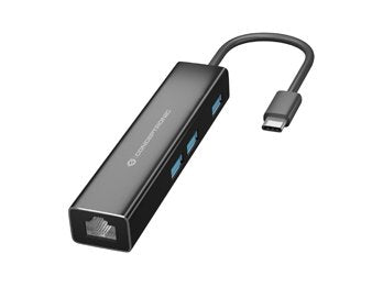 EAN 4015867224021 - Conceptronic DONN07B base para portátil y replicador de puertos USB 3.2 Gen 1 (3.1 Gen 1) Type-C Negro imagen 1