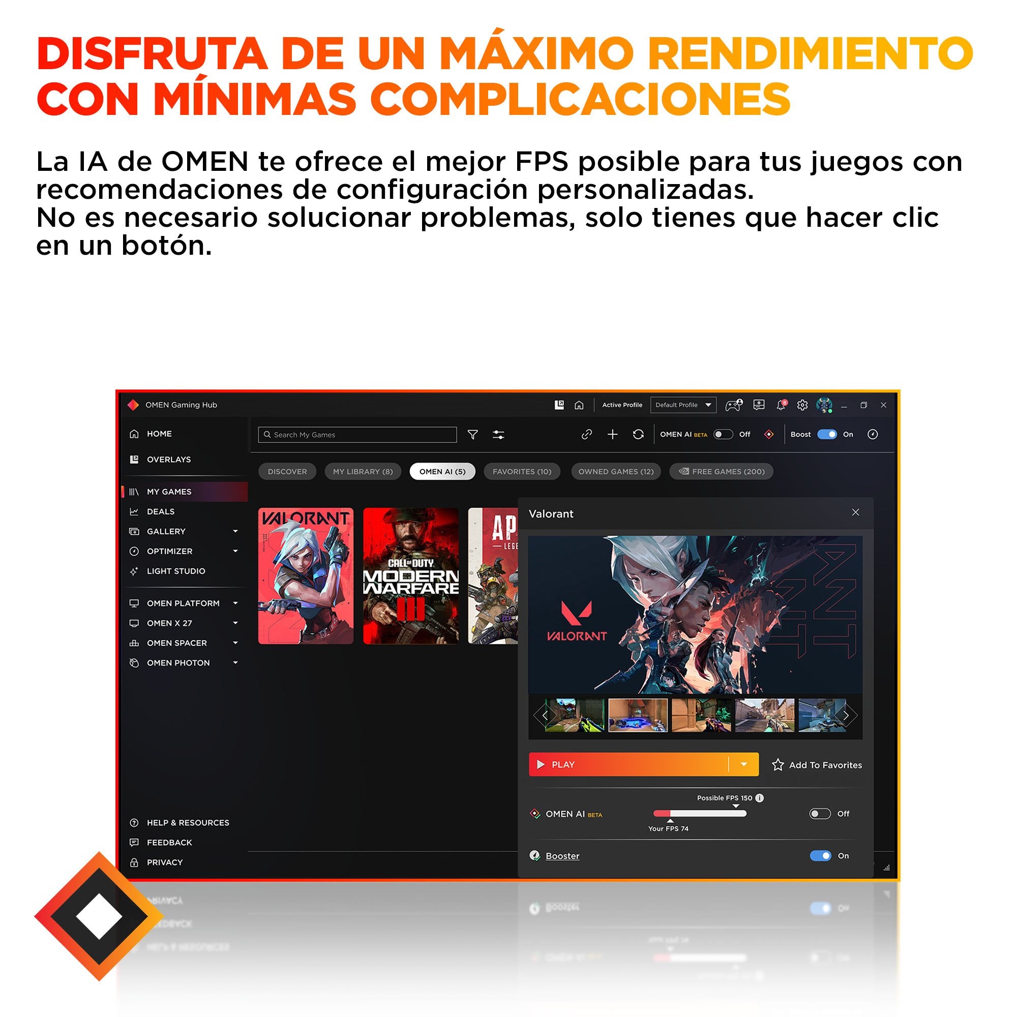 EAN 0199764264398 - HP OMEN 16L Gaming Desktop PC TG03-0087ns PC AMD Ryzen™ 7 8700F 32 GB DDR5-SDRAM NVIDIA GeForce RTX 5060 imagen 9