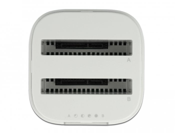 Delock 63084 Base De Conexión Para Disco Duro Usb 3.2 Gen 2 (3.1 Gen 2) Type-C Blanco
