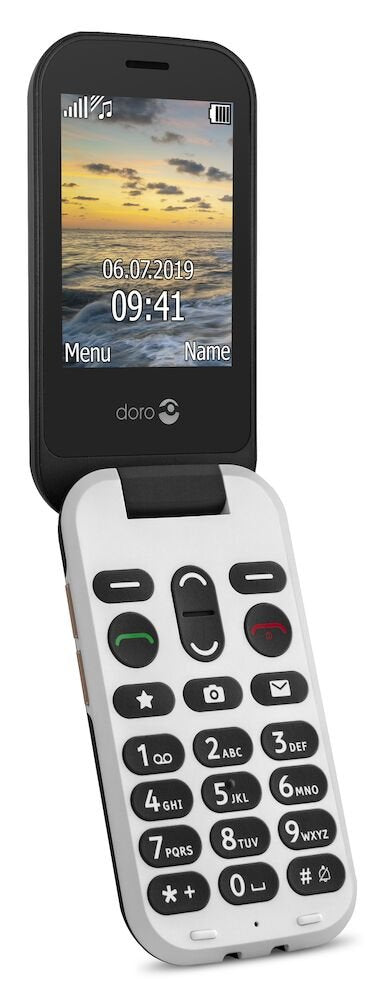 EAN 7322460077631 - Doro 6060 124 g Negro, Blanco Característica del teléfono imagen 6