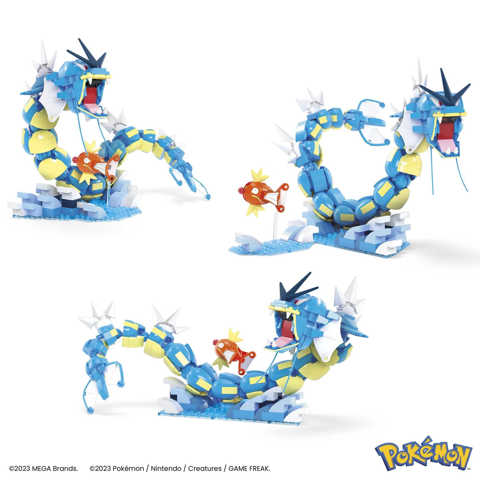 Mattel Mega Pokémon Magikarp Evolution Set Juguete De Construcción 411 Piezas