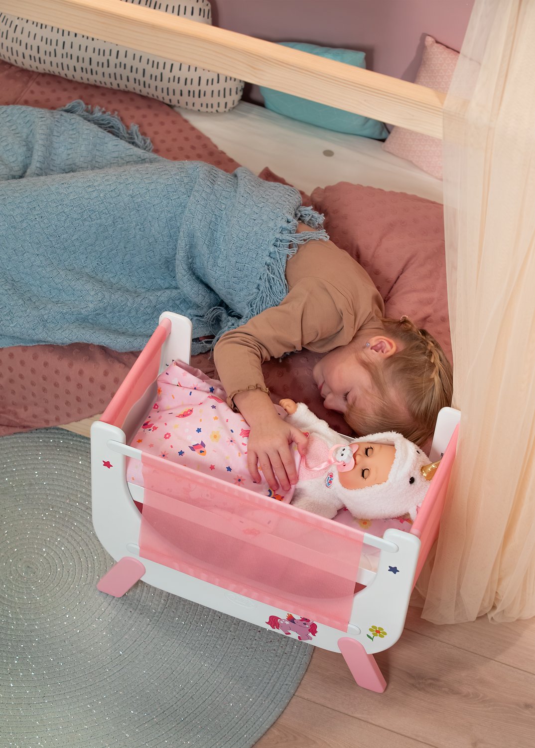 Zapf Creation Baby Born Beistellbett Unicornio 840993
